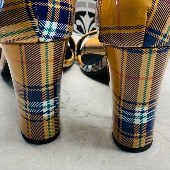 Madden Girl Women's Beella Mustard Plaid 9.5 NEW - Picture 10 of 14